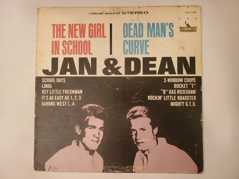 Jan & Dean The New Girl in School / Dead Man's Curve vinyl record